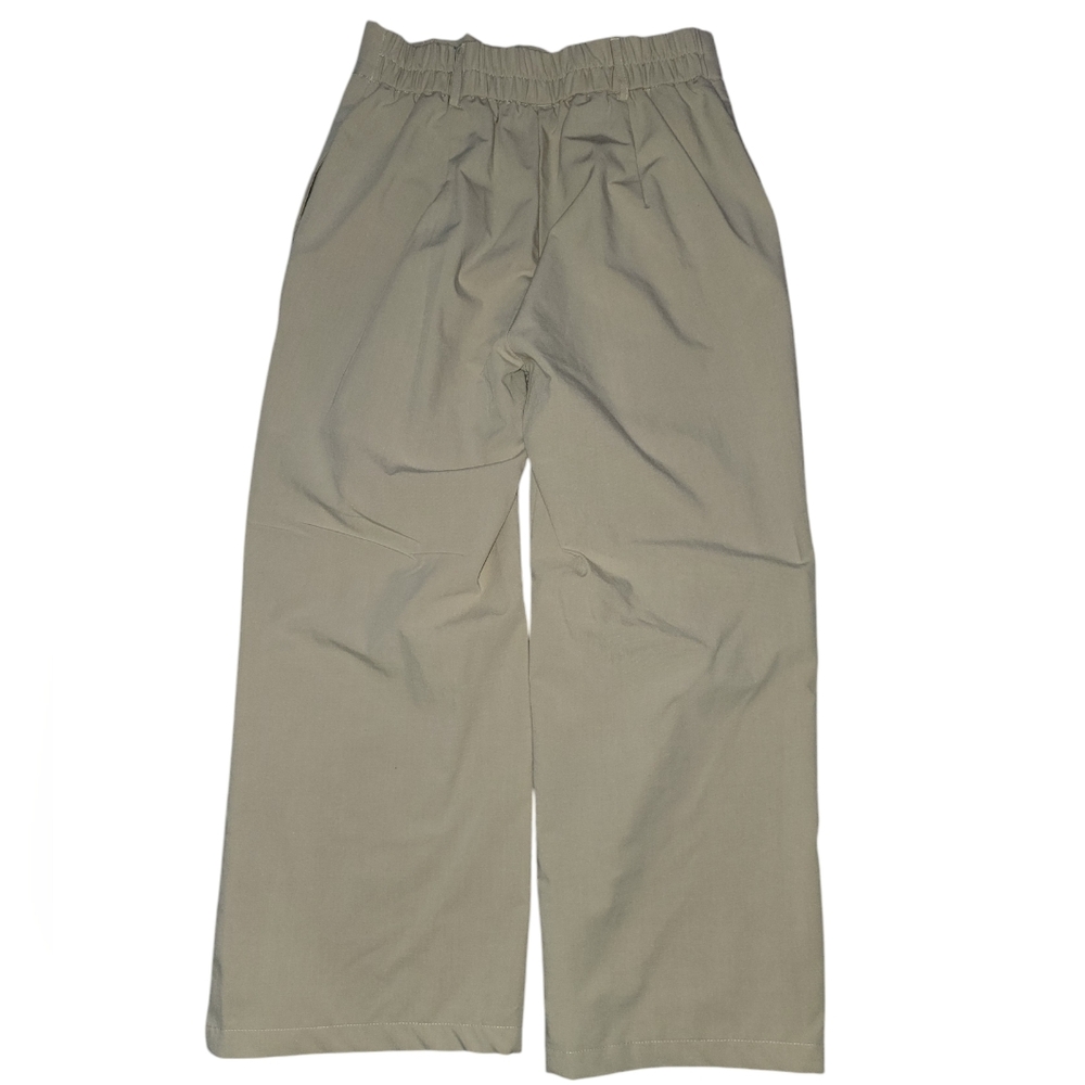 Women's Cream Wide-Leg Pants - Picture 3 of 5